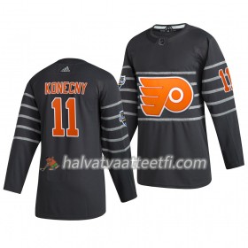 Miesten NHL Philadelphia Flyers Pelipaita Travis Konecny 11 Harmaa 2020 NHL All-Star Adidas Authentic